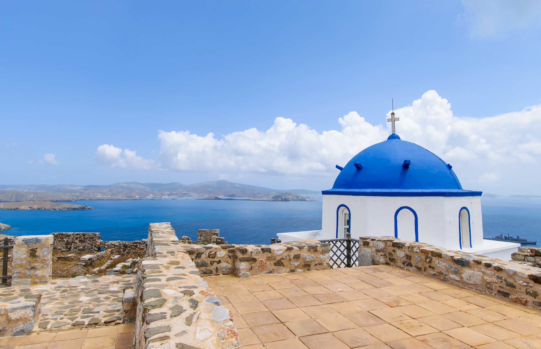 Astypalaia, une des îles principales du Dodécanèse en Grèce.