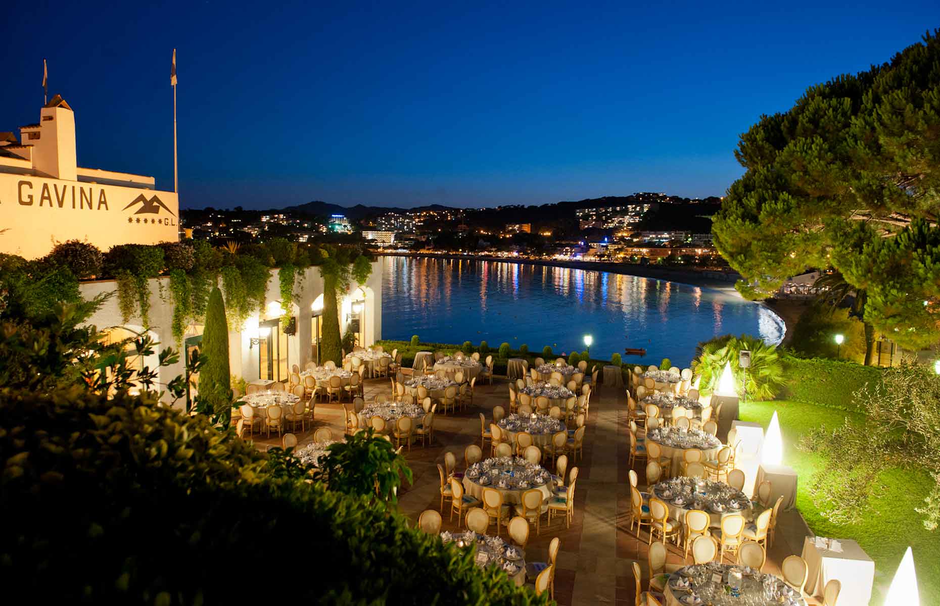 Restaurant en terrasse Hostal de la Gavina - Hôtel Costa Brava, Espagne