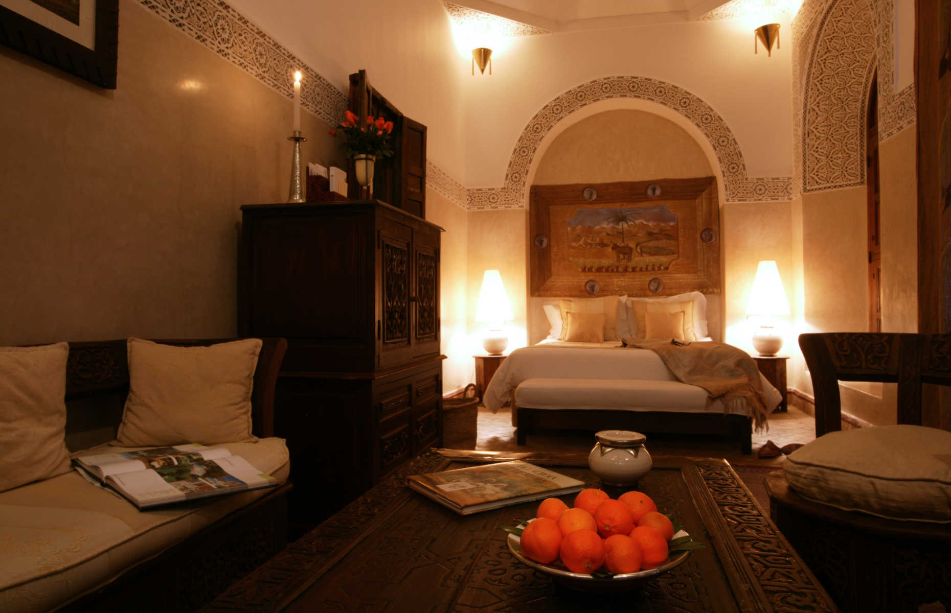 Chambre deluxe La Villa des Orangers - Hôtel Marrakech