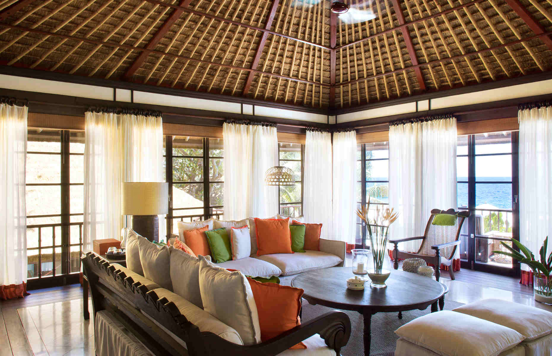 Salon Fregate Island Private - Hôtel Seychelles