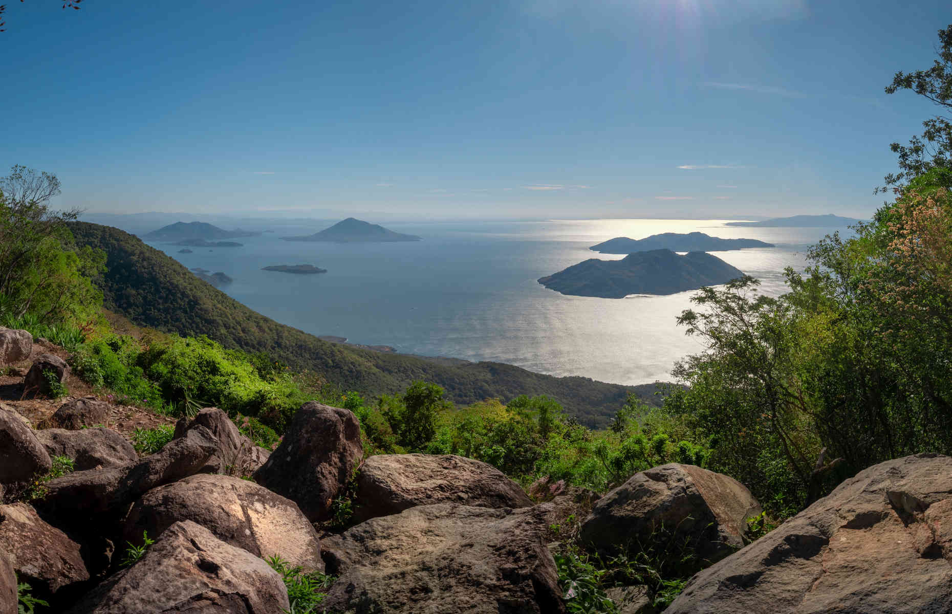 Vue sur le golfe de Fonseca depuis le volcan Conchagua - Voyage Salvador