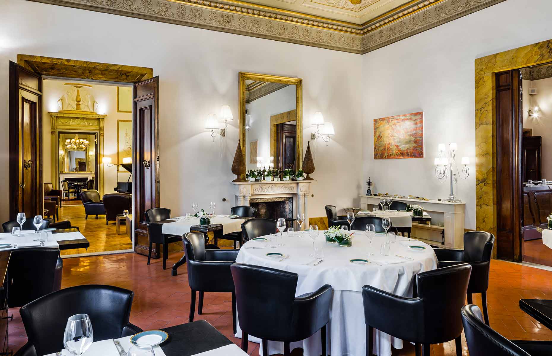 Restaurant Guelfi & Ghibellini - Relais Santa Croce, Hôtel de luxe Florence, Italie