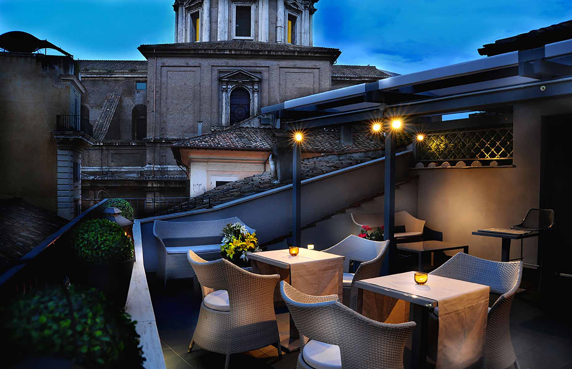 Toit-terrasse Hotel Lunetta - Hôtel Rome, Italie