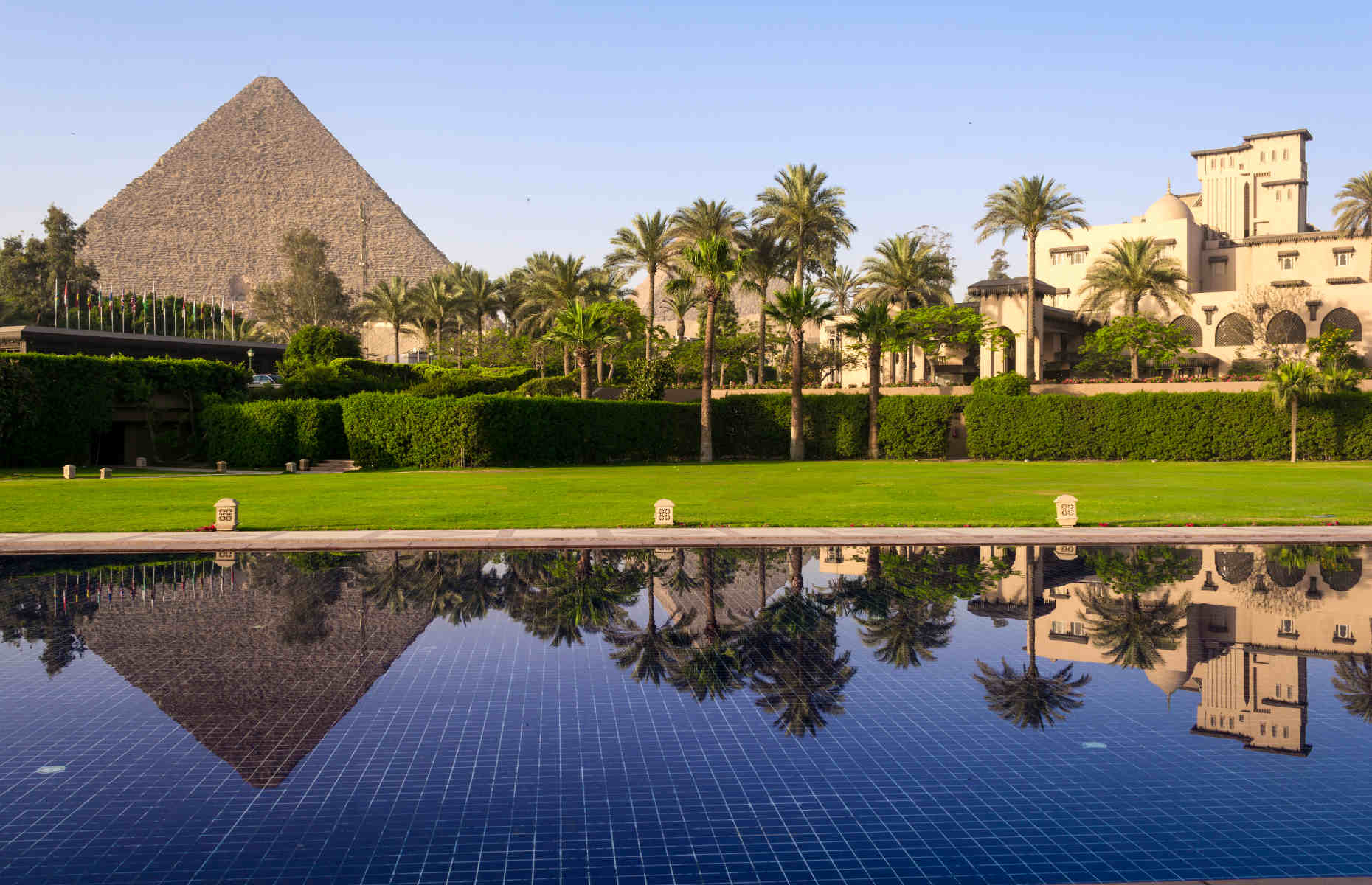 Piscine Marriott Mena House - Hôtel Le Caire, Egypte