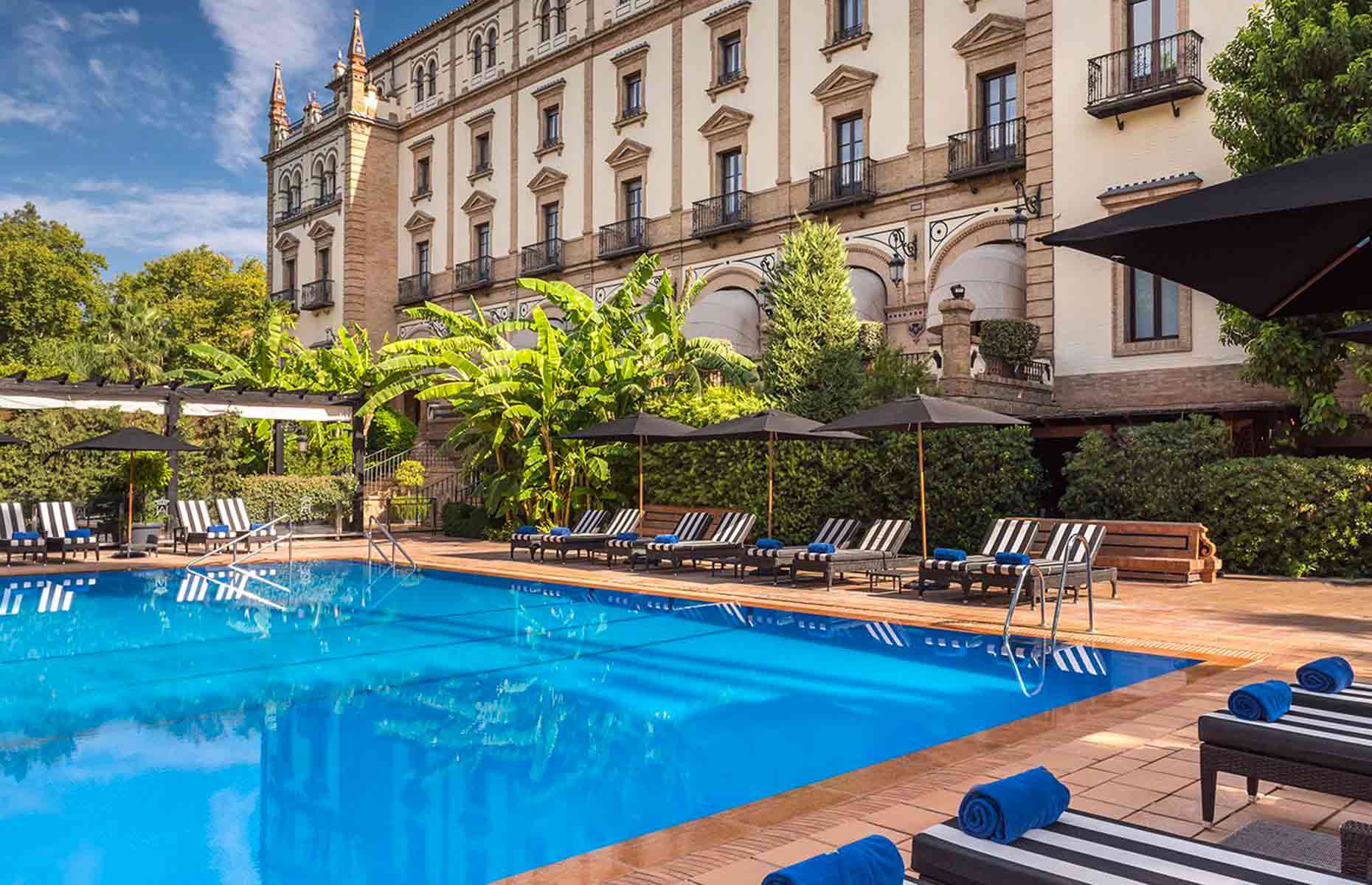 Piscine Alfonso XIII - Hôtel Séville, Espagne