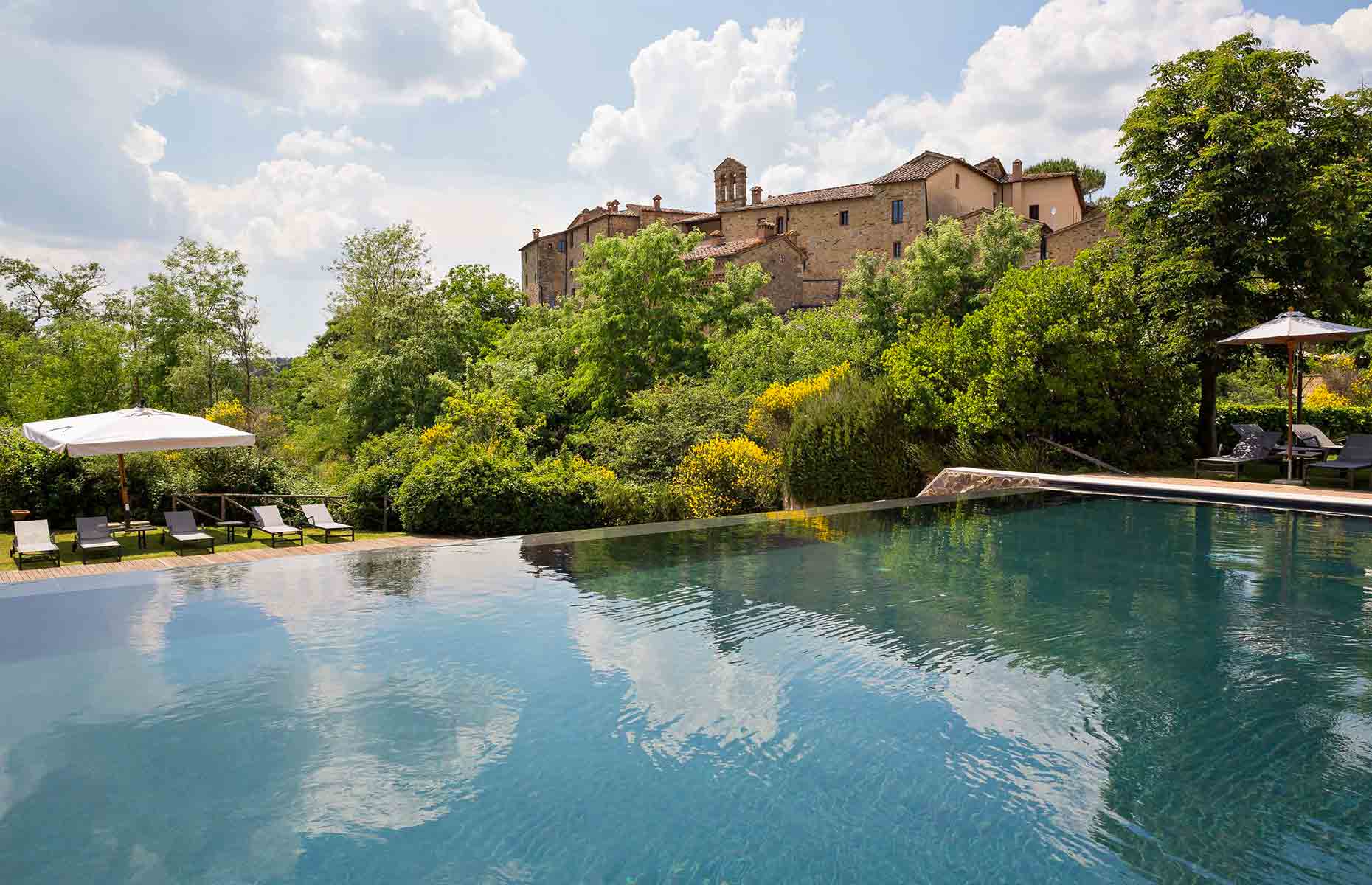 Piscine Castel Monastero - Hôtel Toscane, Italie