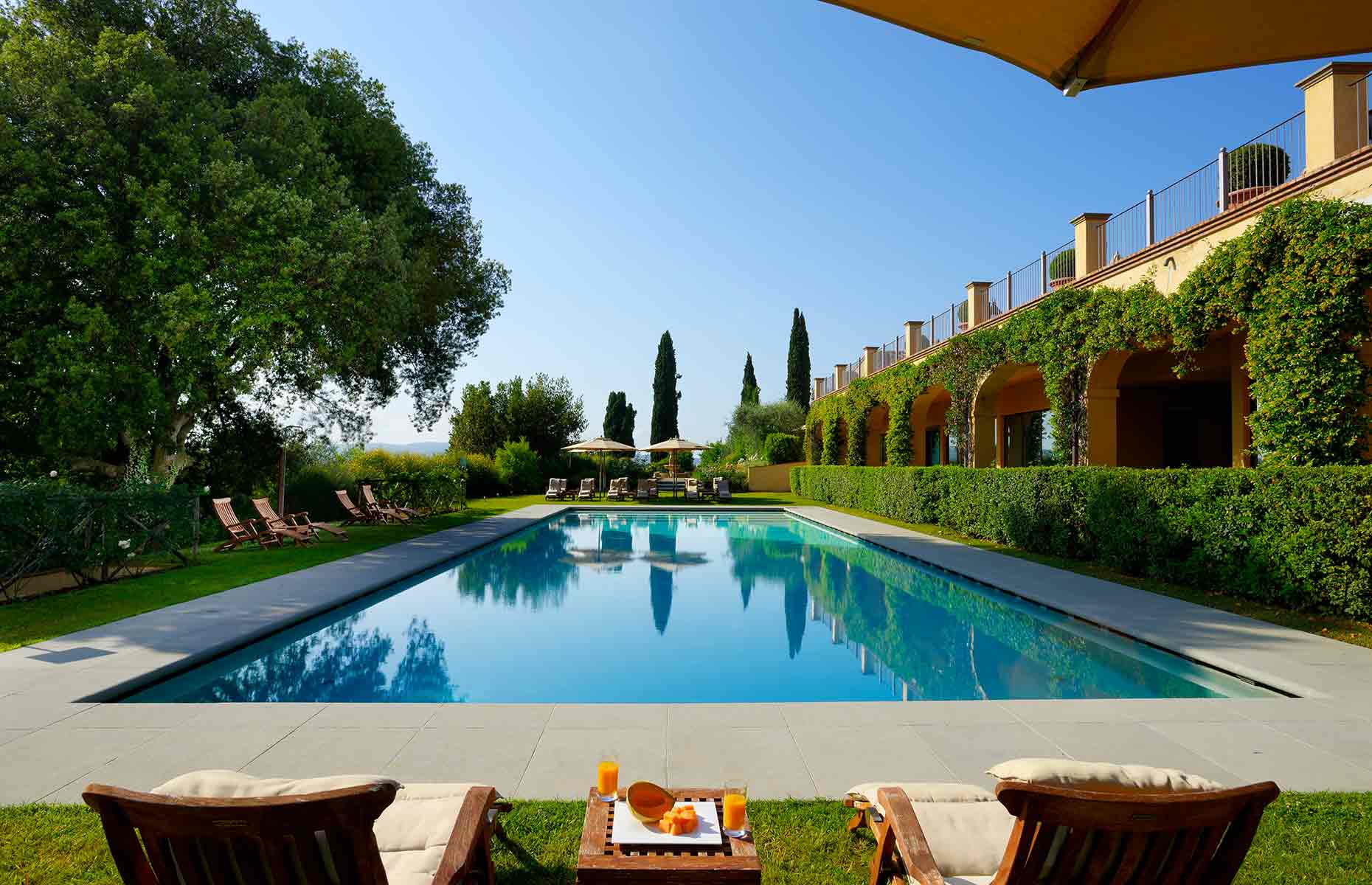 Piscine Castello Del Nero Hotel & Spa -Hôtel Toscane, Italie