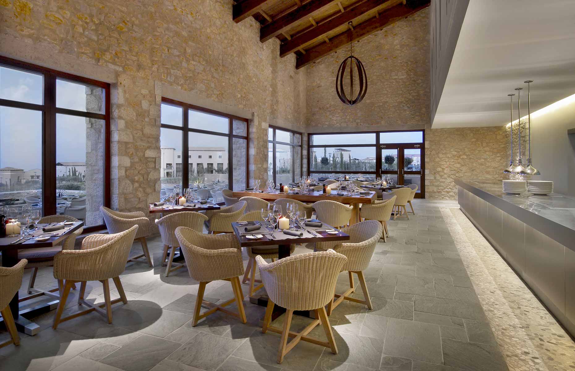 Club House du golf et Restaurant Flame, Westin Resort Costa Navarino - Hôtel Grèce, Péloponnèse
