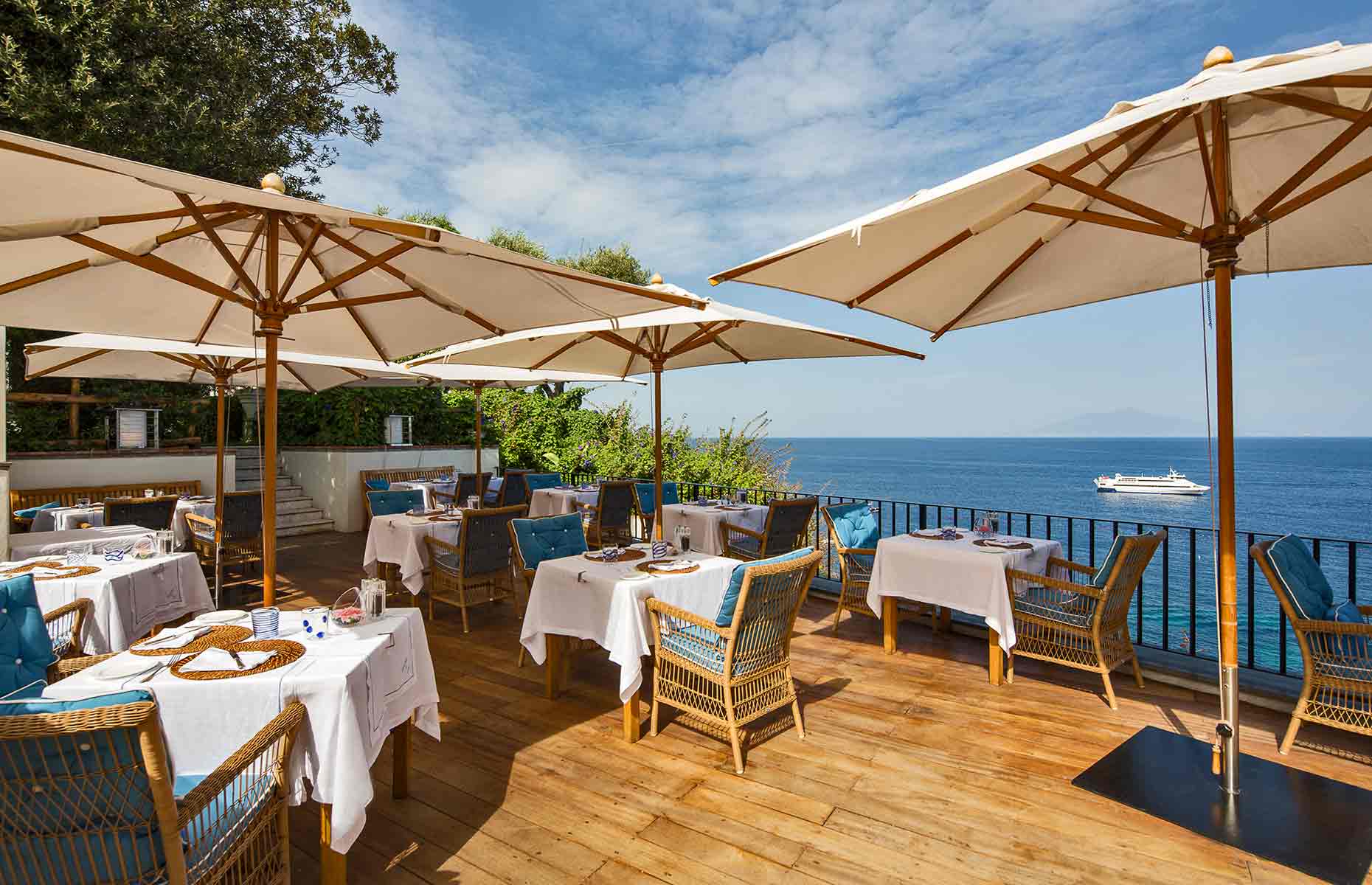 Restaurant l'Olivo J.K Place - Hôtel Capri, Italie
