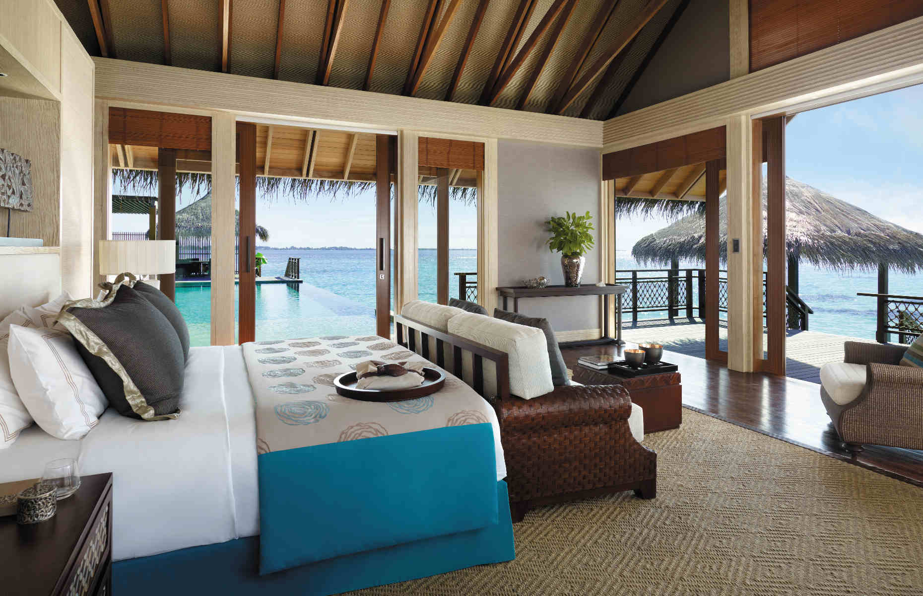 Chambre Villa Pilotis Shangri-La Villingili Resort - Hôtel Maldives