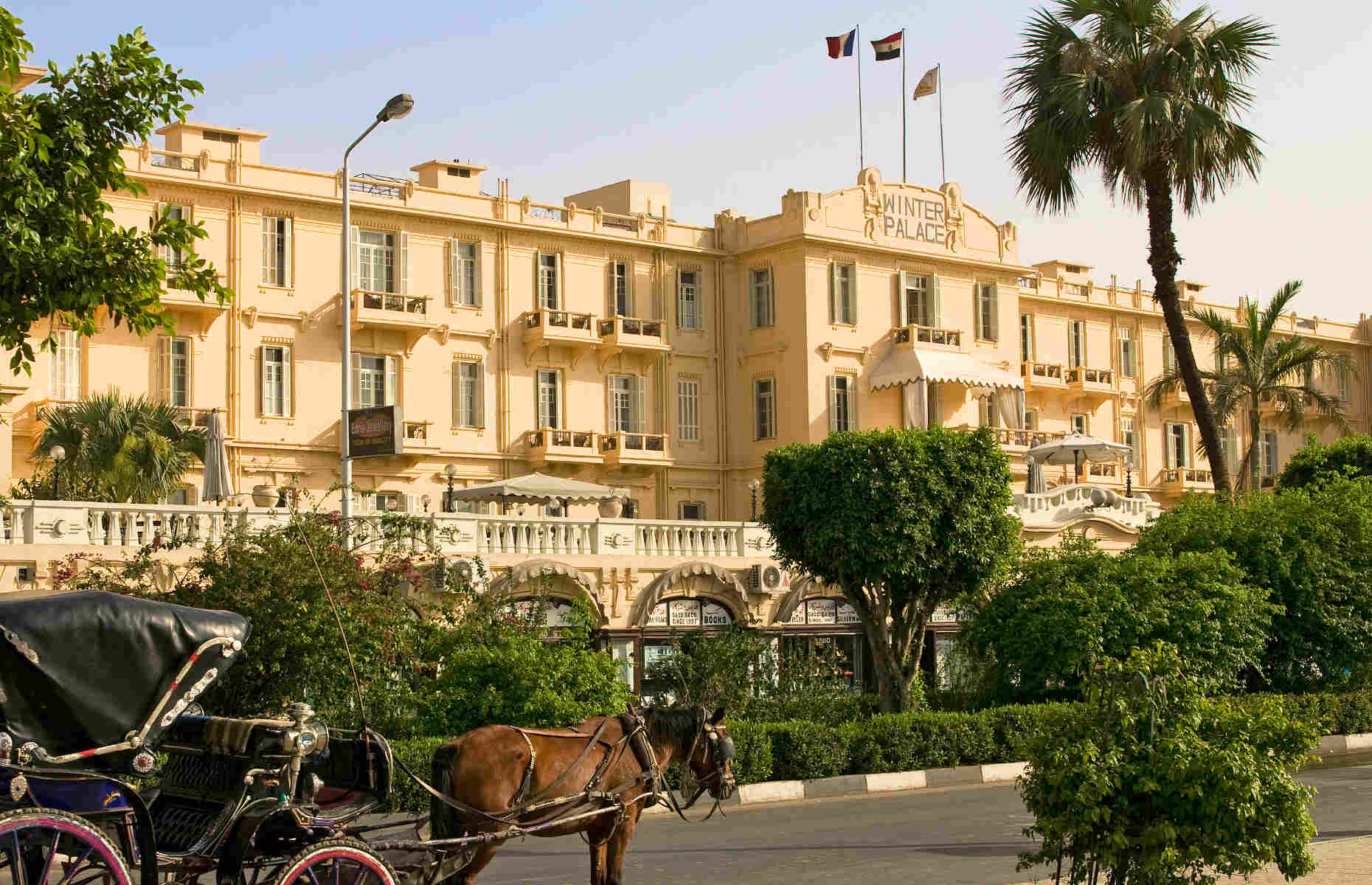 Façade Sofitel Winter Palace - Hôtel Louxor, Egypte