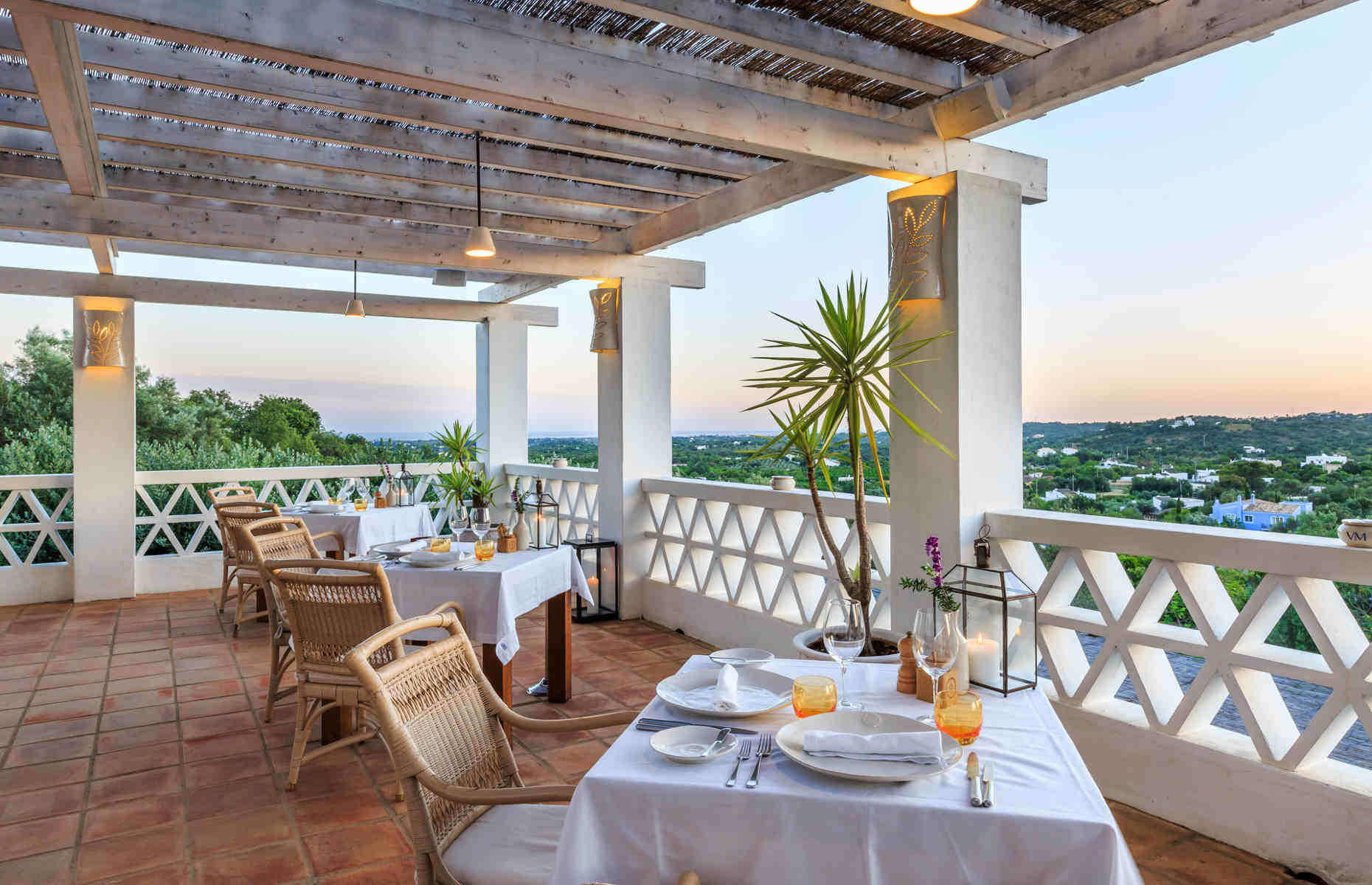 Vila Monte-Laranjal Restaurant's Terrace-Algarve-Portugal