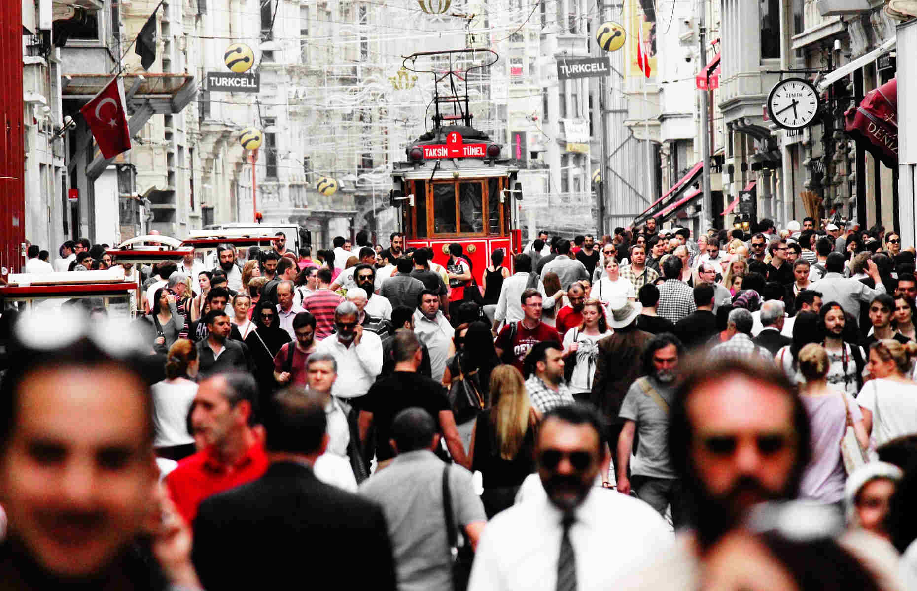Avenue Istiklal - Voyage Istanbul, Turquie