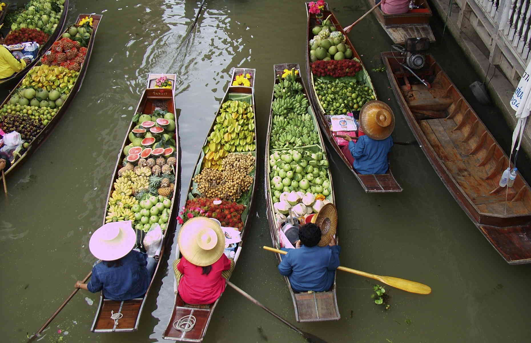 Marché flottant Bangkok - Voyage Thaïlande
