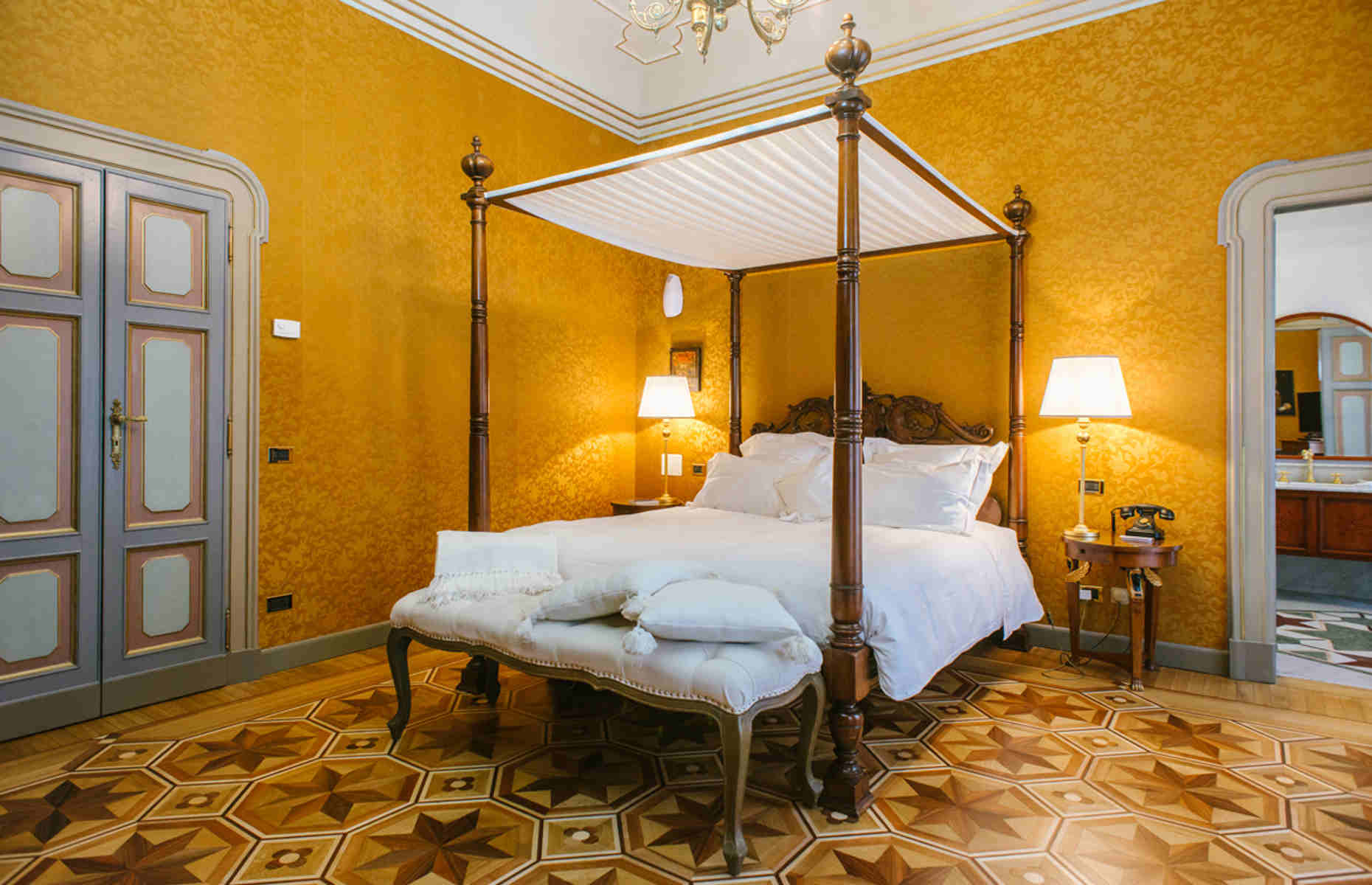 Chambre deluxe Villa Crespi - Hôtel lac d'Orta, séjour Italie