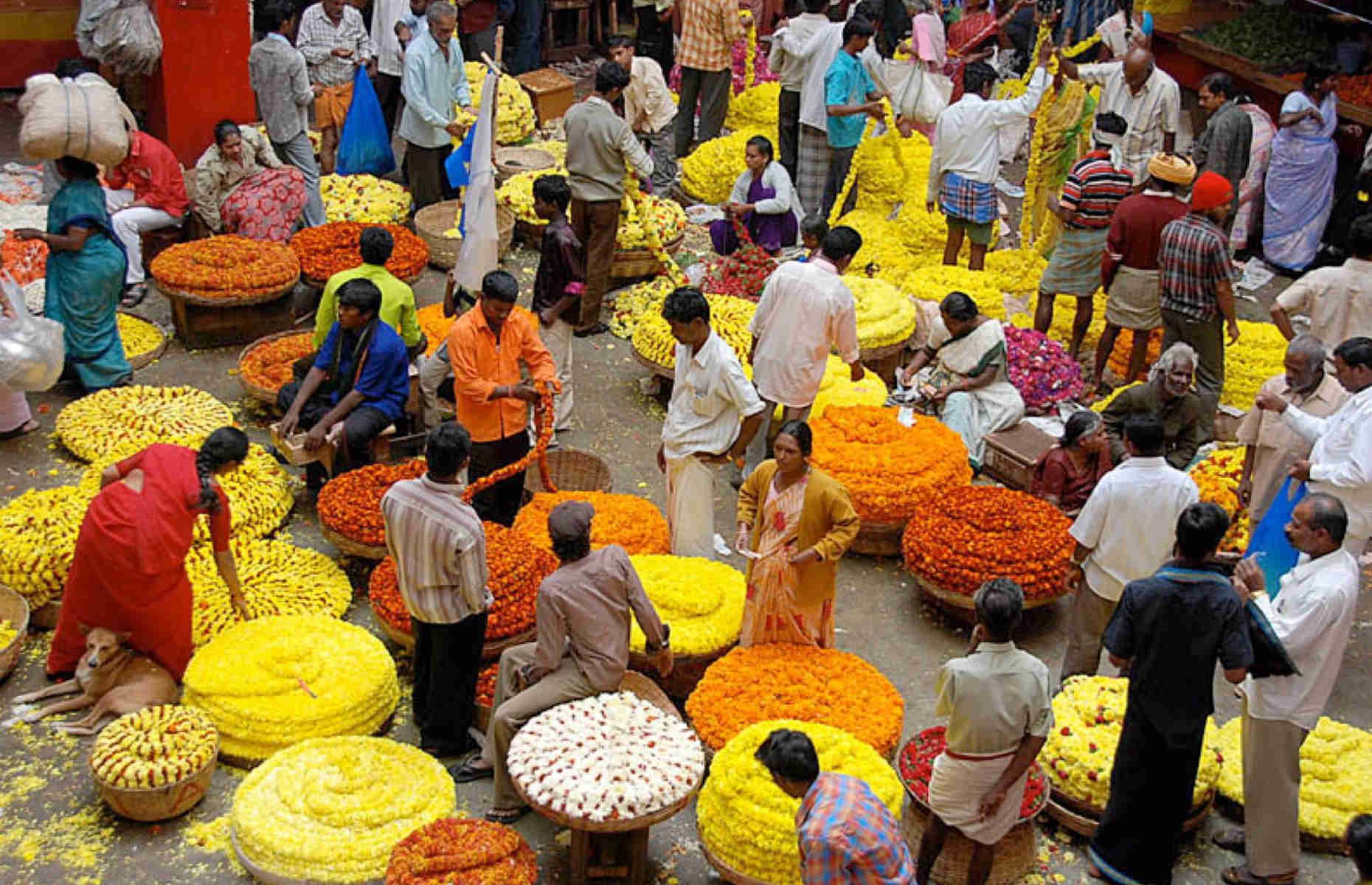 Flower-market-inde-rajhastan© Sarvin Warden