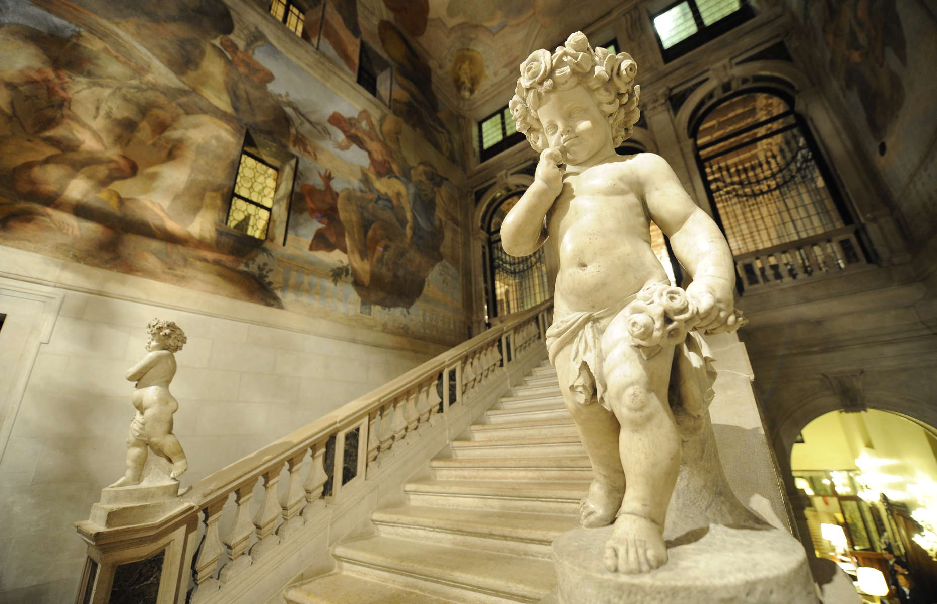 Escalier Ca' Sagredo - Hôtel Venise, Italie