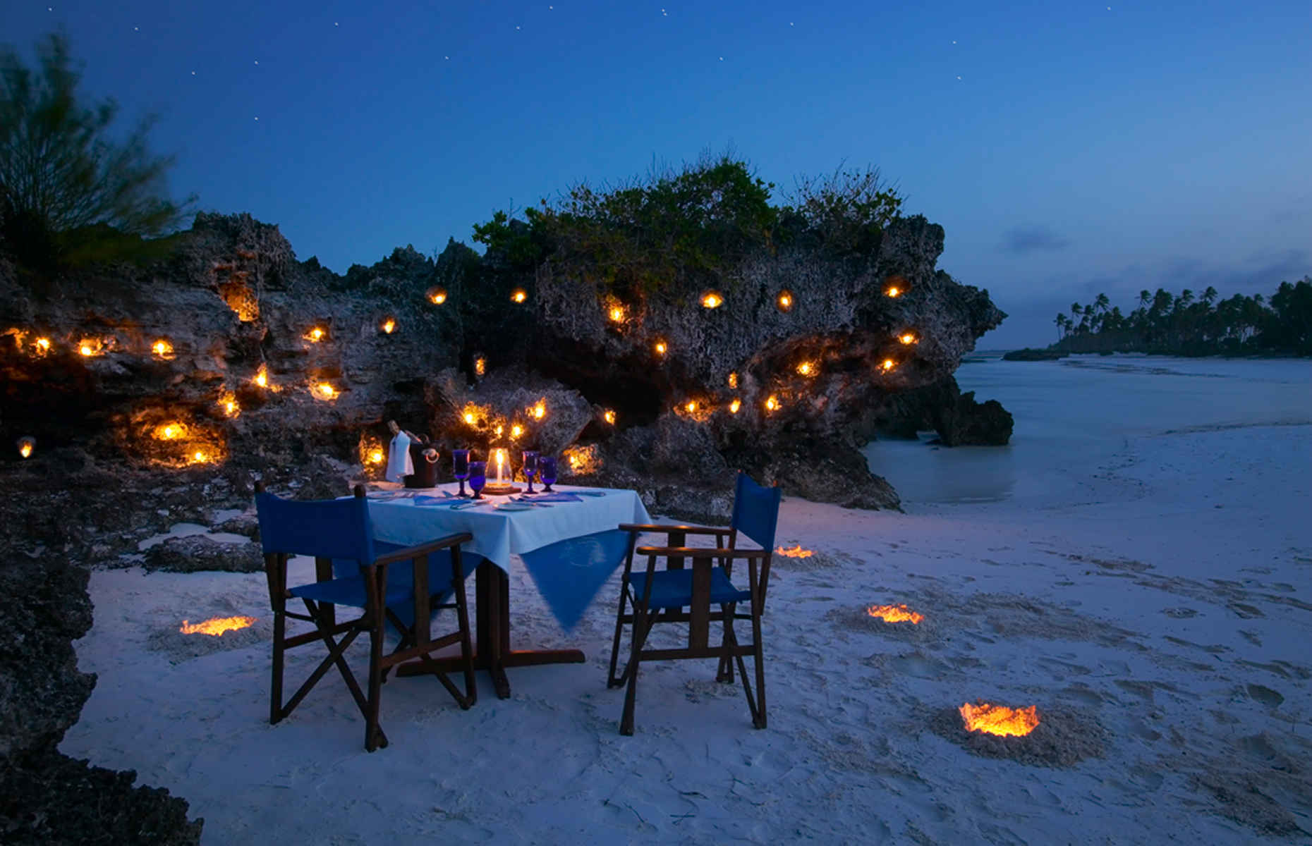 Dîner romantique à Matemwe - Hotel Zanzibar, séjour Tanzanie