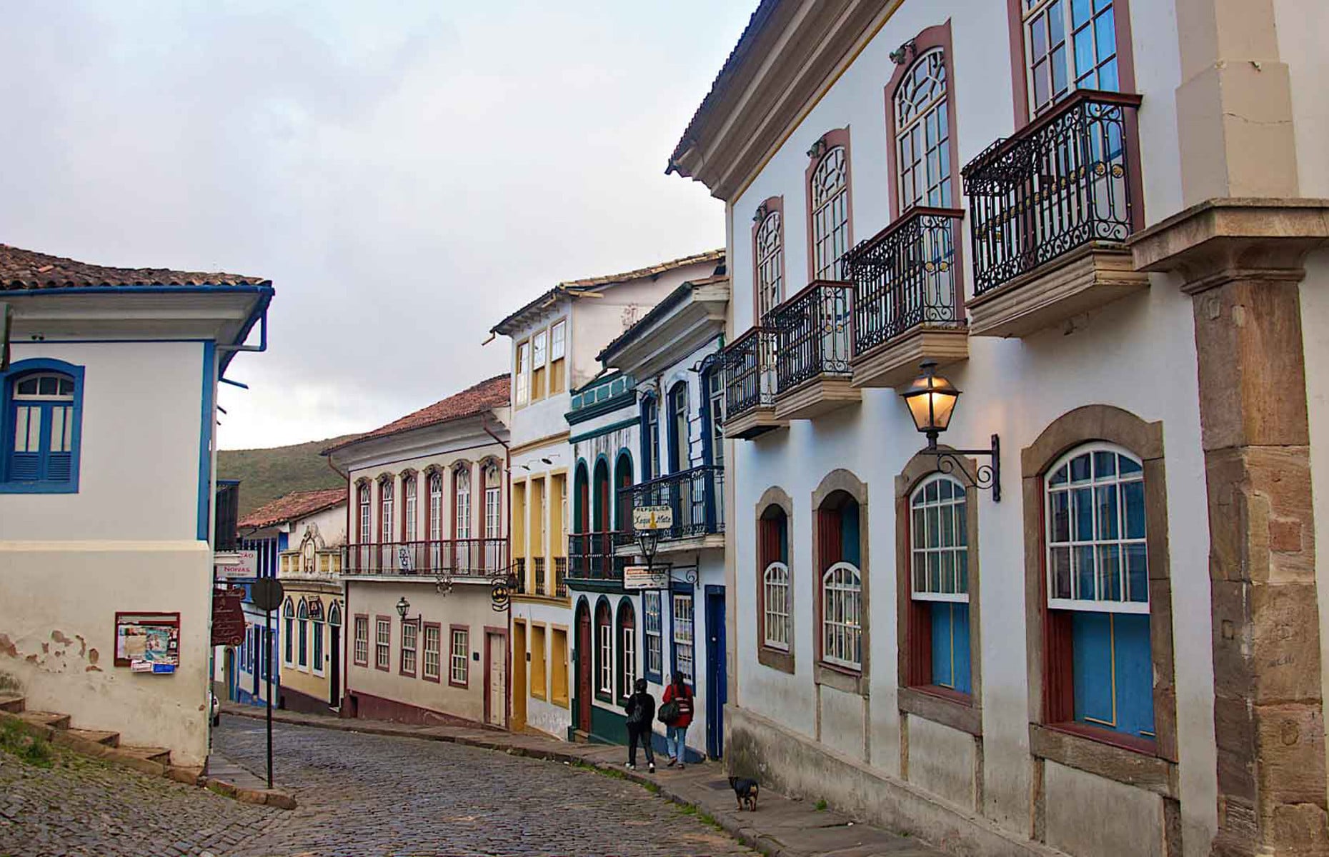 Rues Tiradentes - Voyage Minas Gerais, Brésil