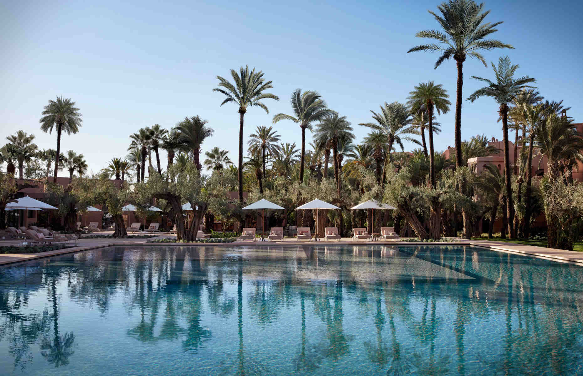 Piscine extérieure Royal Mansour - Hôtel Marrakech, Maroc