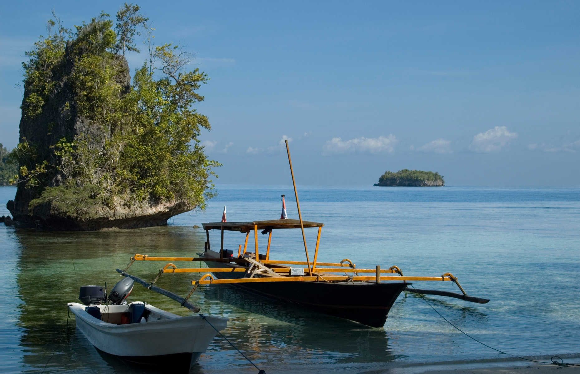 Sortie en bateau - Voyage Célèbes, Indonésie