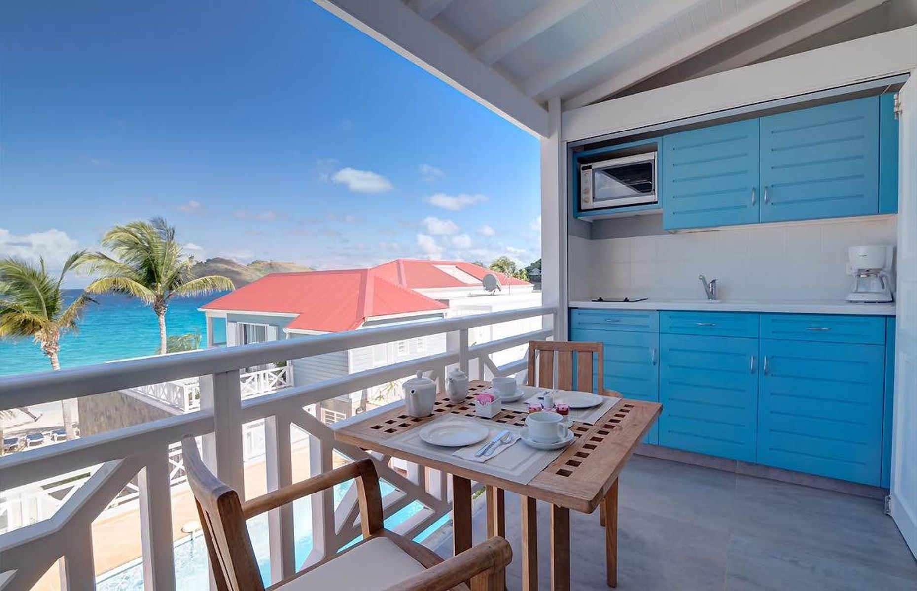 Chambre vue mer Baie des Anges - Hôtel à Saint-Barth, Séjour Caraïbes