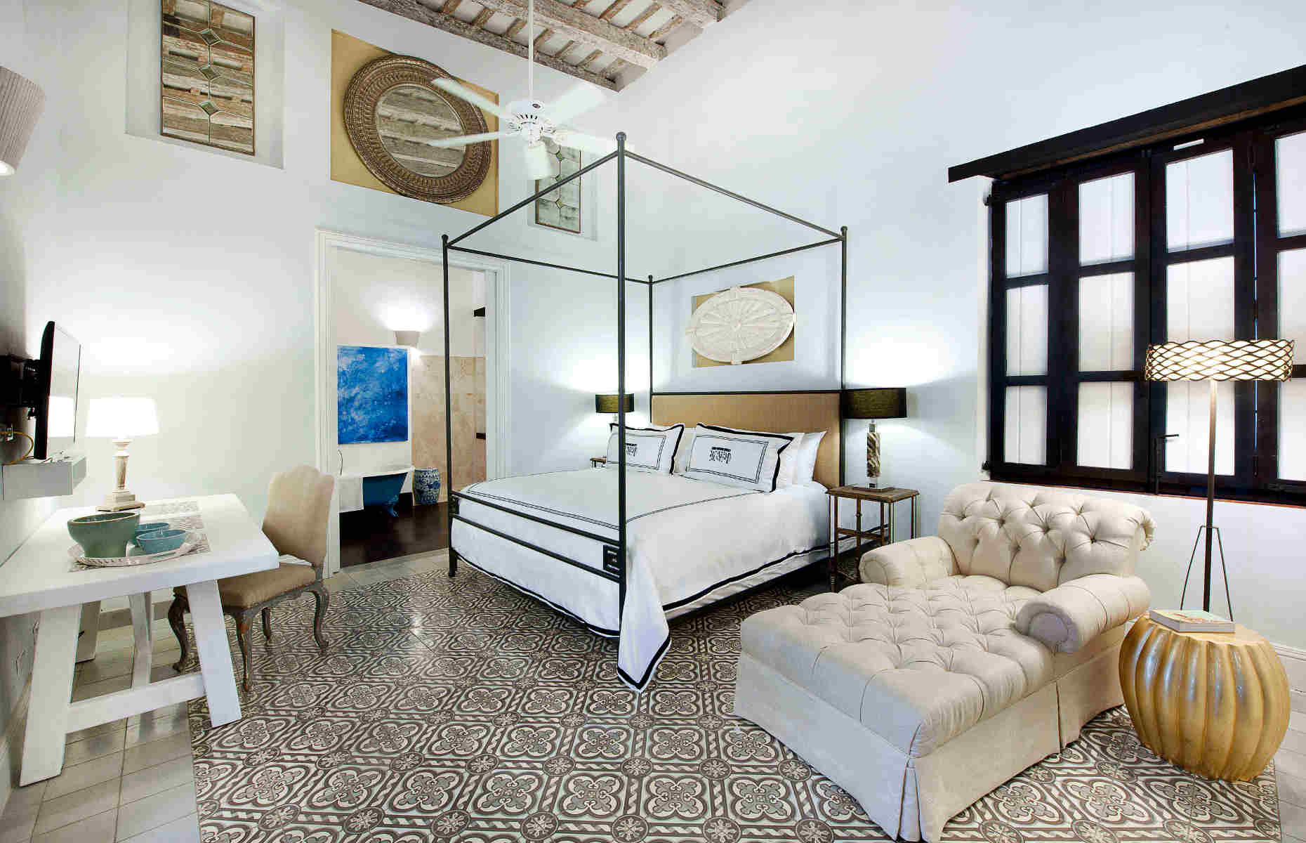 Casas del XVI chambre luxury - Hôtel charme Santo Domingo, République Dominicaine