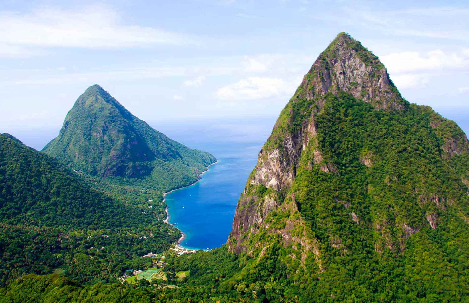 Pitons Rocheux - Séjour Sainte-Lucie, Croisière Caraïbes