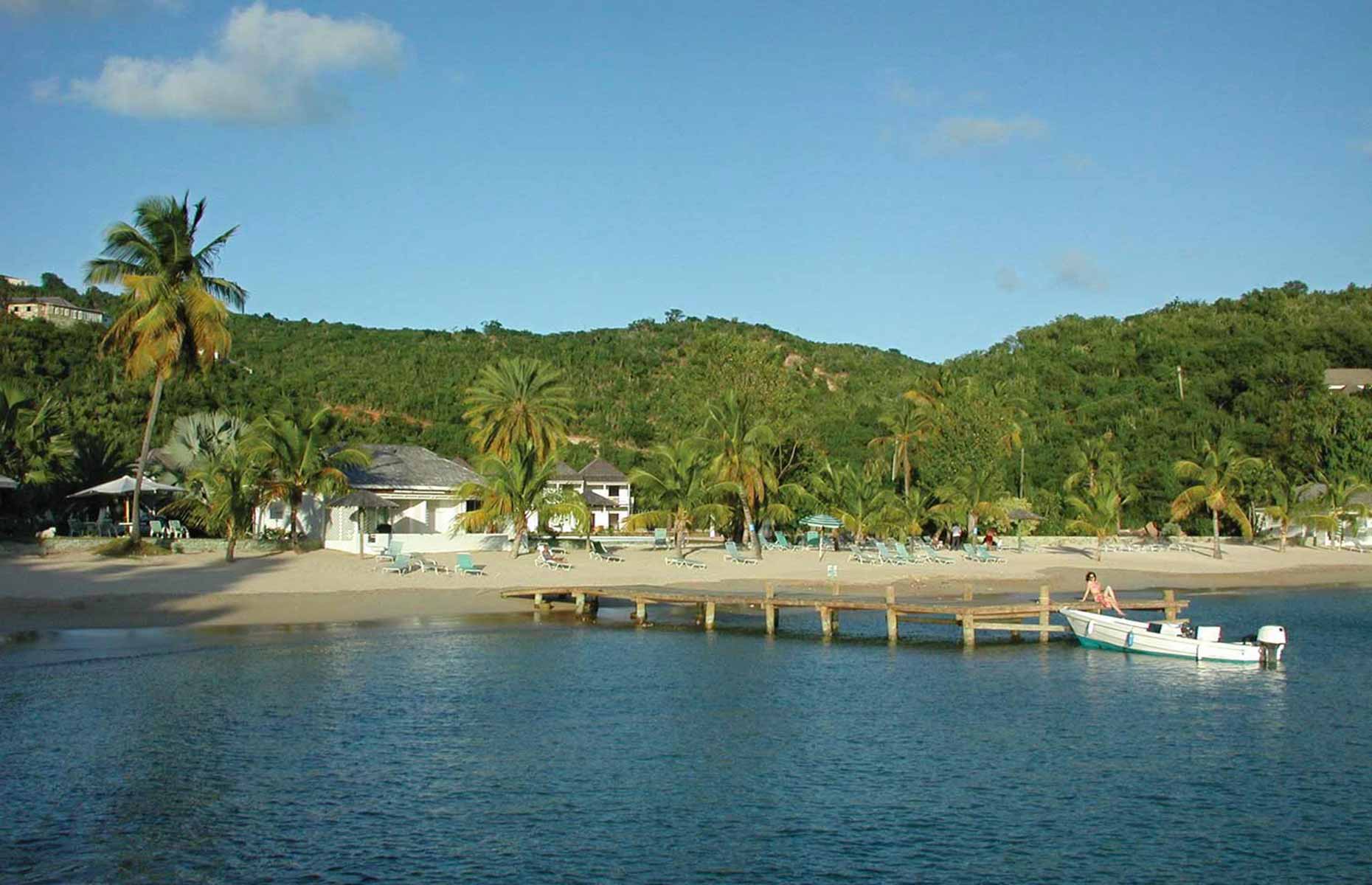 Plage de l'hôtel The Inn at English Harbour - Séjour Caraïbes, Voyage Antigua Barbuda