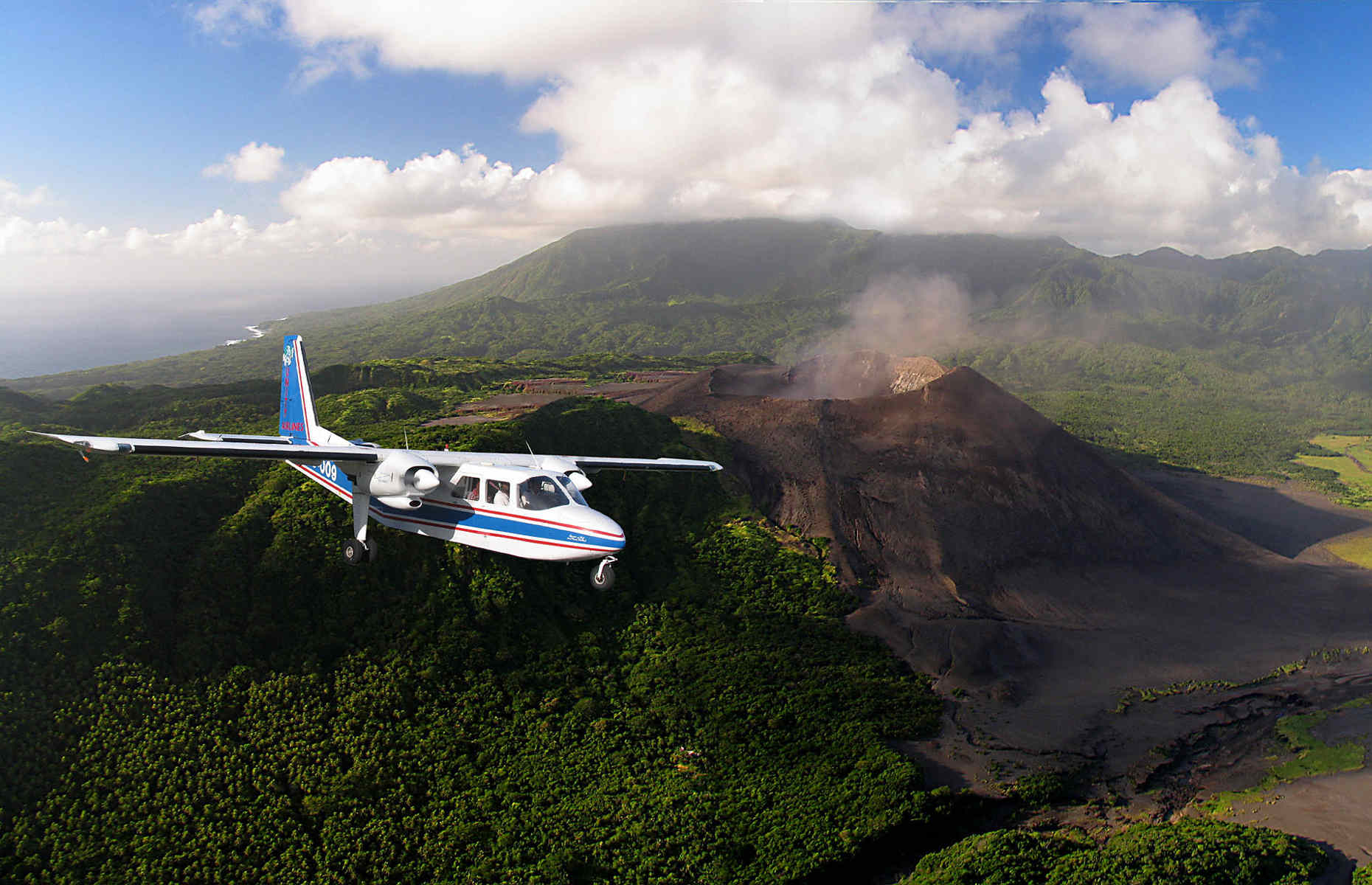 Survol du volcan - Voyage Vanuatu