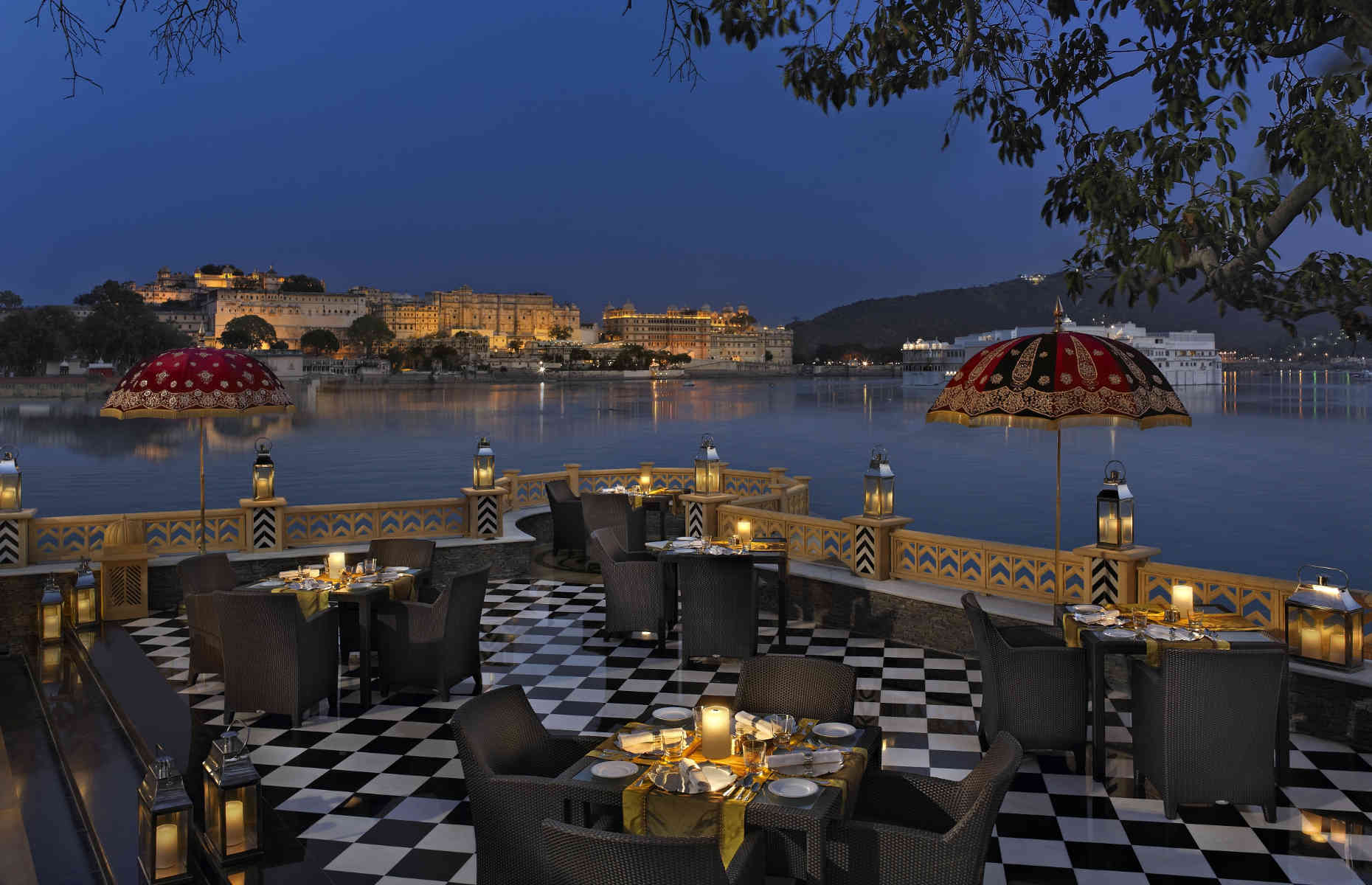 Restaurant Sheesh Maha The Leela Palace Udaipur - Hôtel Udaipur, Inde