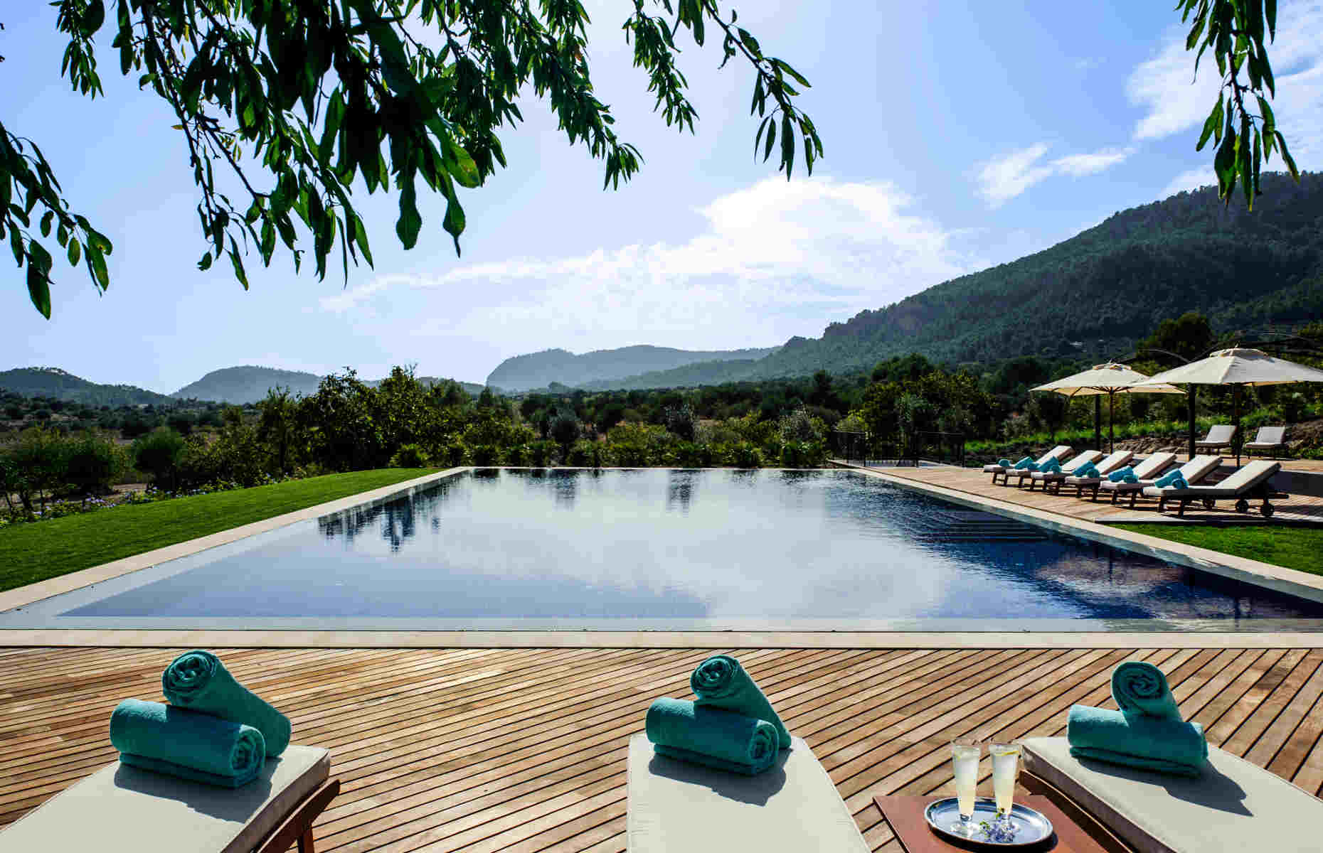 Piscine Castell Son Claret - Hôtel Majorque, Baléares - Espagne