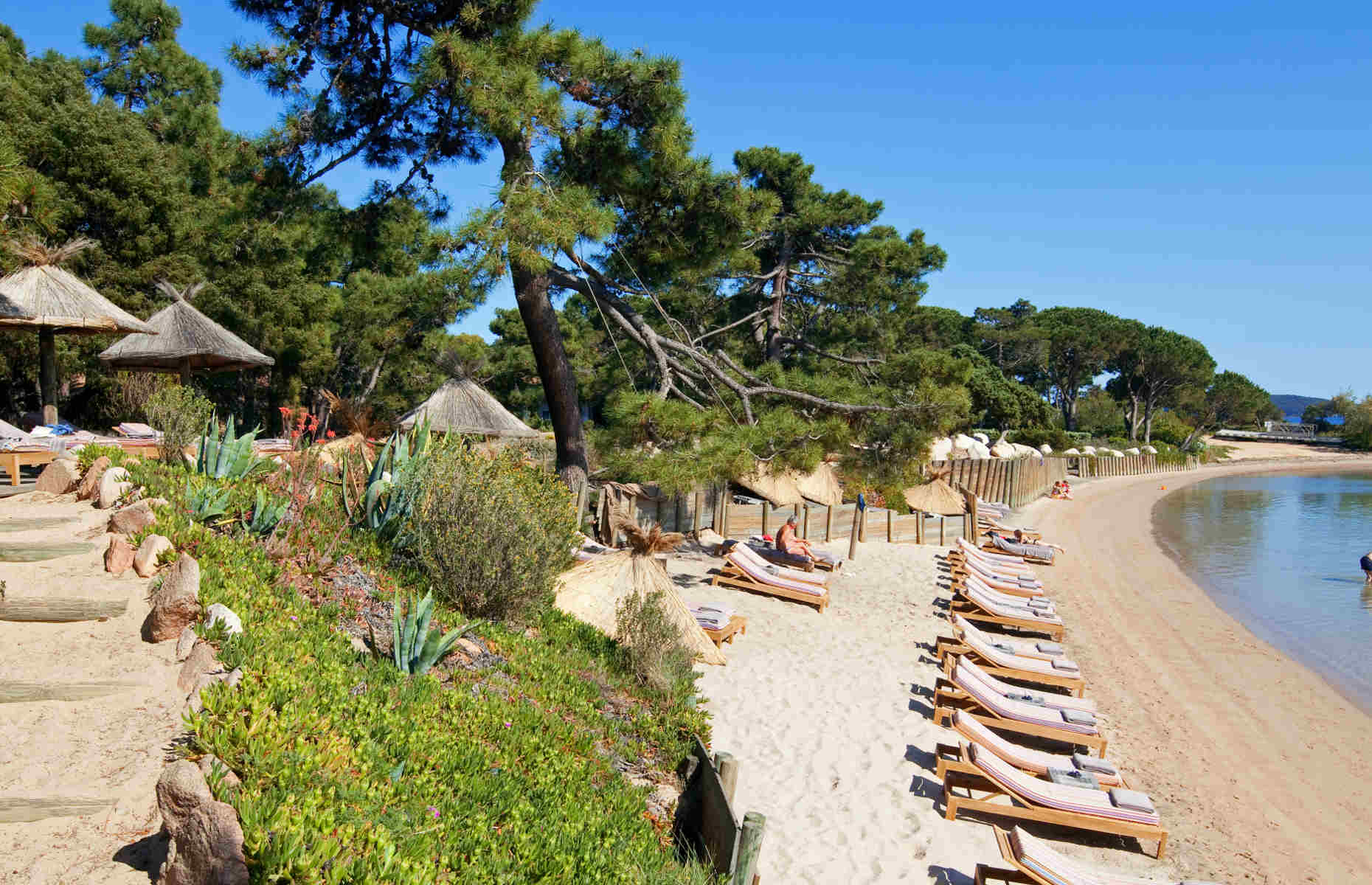 Plage Grand Hôtel de Cala Rossa - Hôtel Corse, France