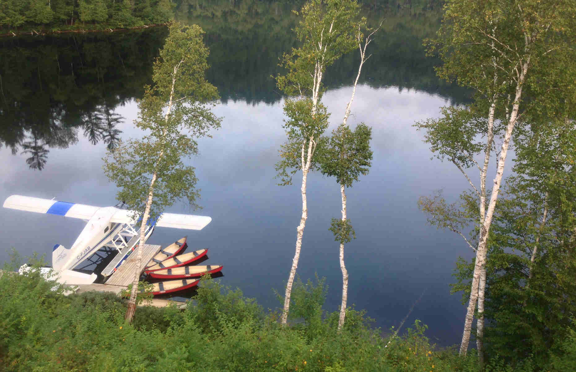 Hydravion et canoës - Voyage au Québec