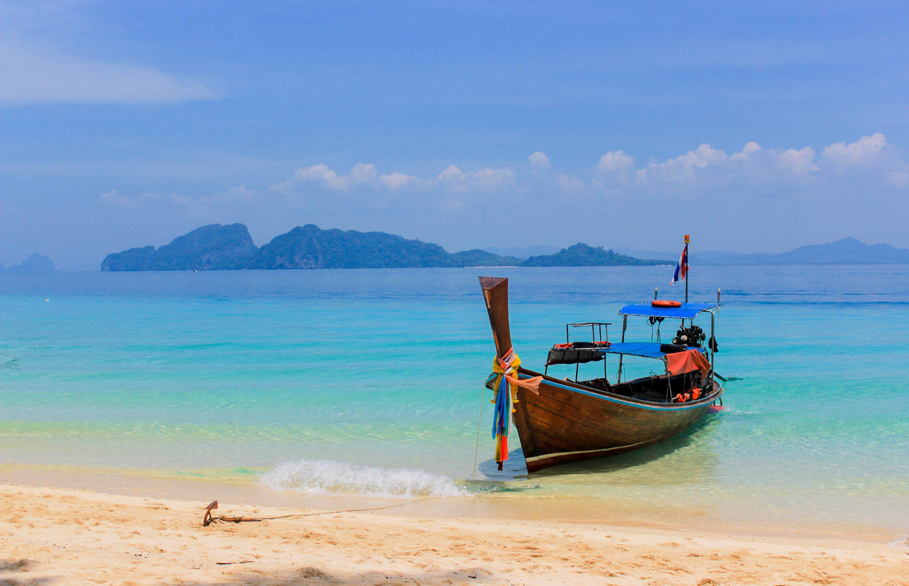 Long Tail à Koh Kradan - Voyage dans les îles thaïlandaises