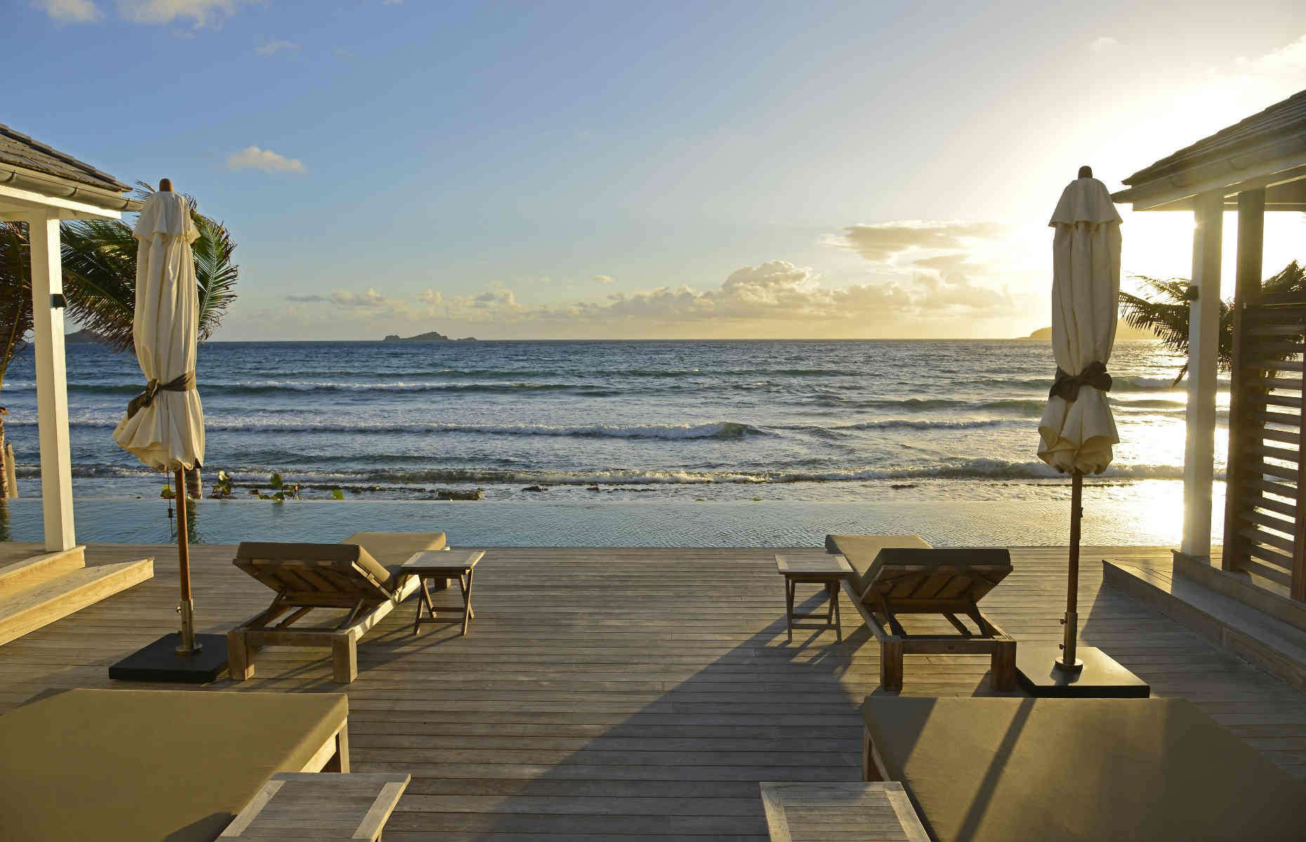 Spa vue Hôtel Manapany - Hotel St Barthélemy, Voyage Caraïbes