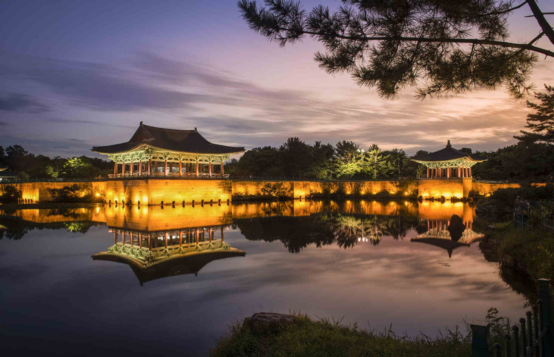 Palais Donggung, Etang Anapji - Voyage Corée