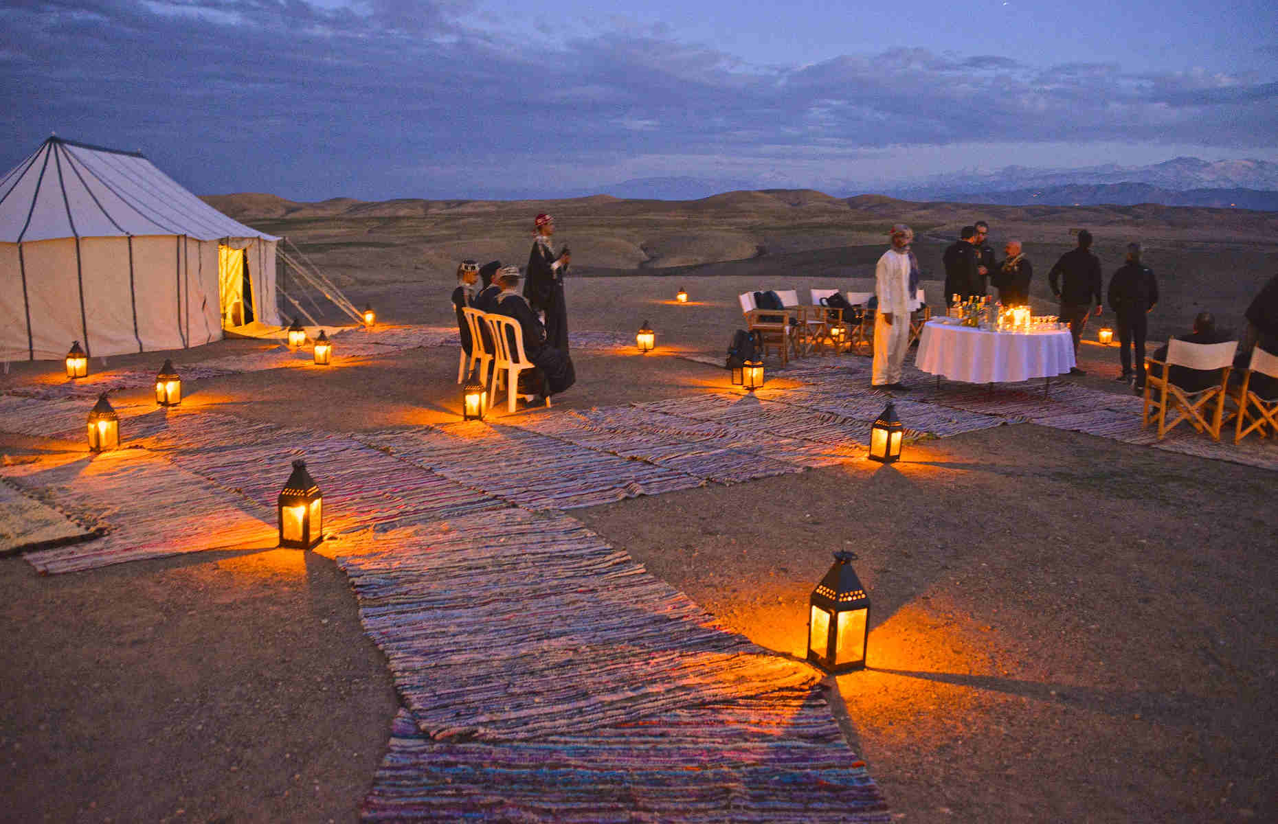 Désert d'Agafay - Bivouac Maroc